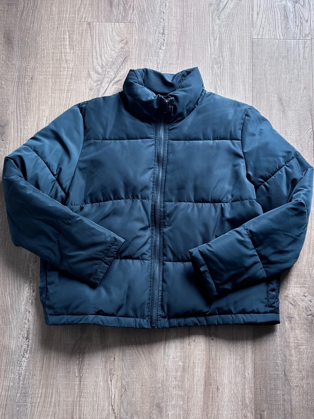 John Galt Puffer Jacket in Dark Green - See Description!